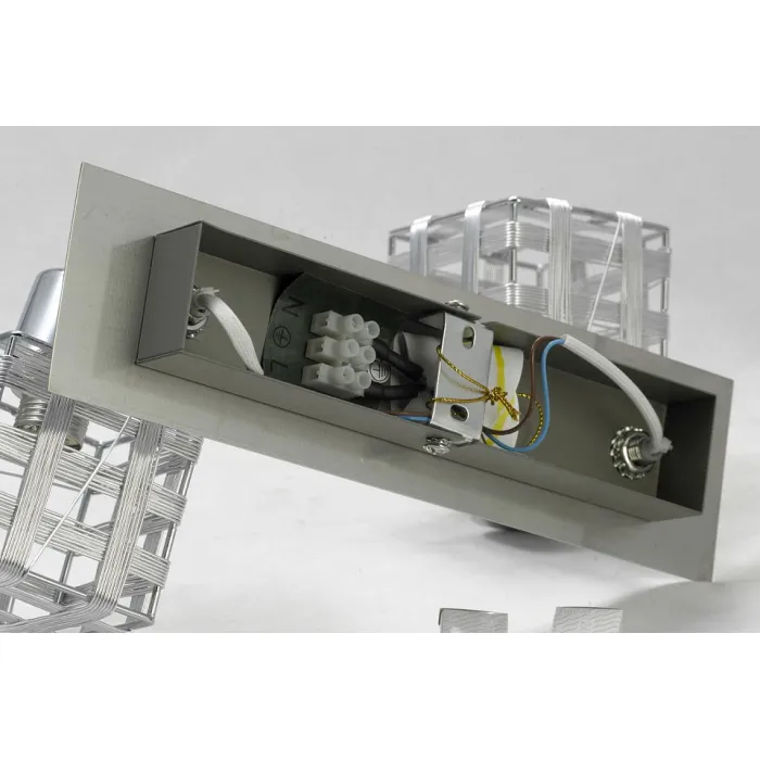 Спот Lussole Lombardia LSN-0801-02 Цвет арматуры хром Цвет плафонов серебро от ImperiumLoft