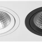 Встраиваемый светильник Lightstar Intero 111 i836070607 Цвет арматуры черно-белый от ImperiumLoft