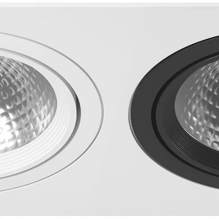 Встраиваемый светильник Lightstar Intero 111 i836070607 Цвет арматуры черно-белый от ImperiumLoft