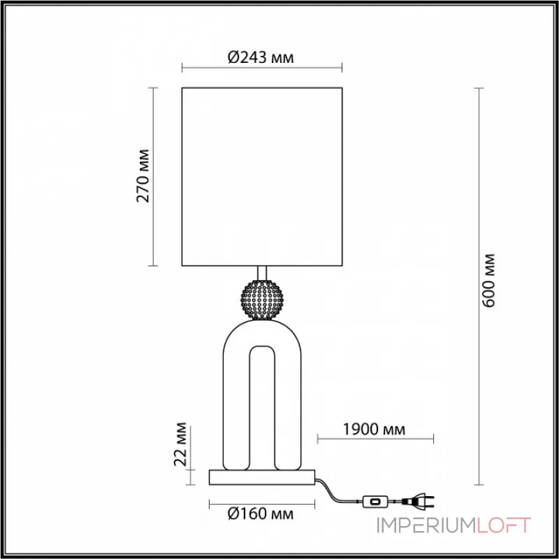 Настольная лампа декоративная Odeon Light Bagel 5410/1T Настольная лампа декоративная Odeon Light Bagel 5410/1T