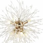 Подвесная люстра Stilfort Salut 2123/03/08P Цвет плафонов прозрачный Цвет арматуры золото
