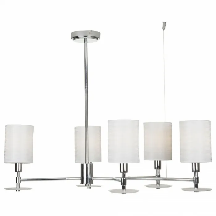 Люстра на штанге Maytoni Martina MOD034PL-05CH Цвет арматуры хром Цвет плафонов белый от ImperiumLoft
