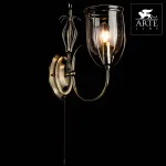 Бра Arte Lamp Salvador A6351AP-1AB Цвет арматуры бронза Цвет плафонов прозрачный