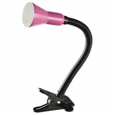 Настольная лампа офисная Arte Lamp Cord A1210LT-1MG Цвет арматуры черный Цвет плафонов фиолетовый от ImperiumLoft
