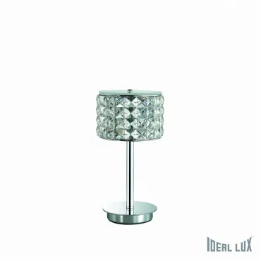 Настольная лампа декоративная Ideal Lux Roma ROMA TL1 Цвет арматуры хром Цвет плафонов прозрачный