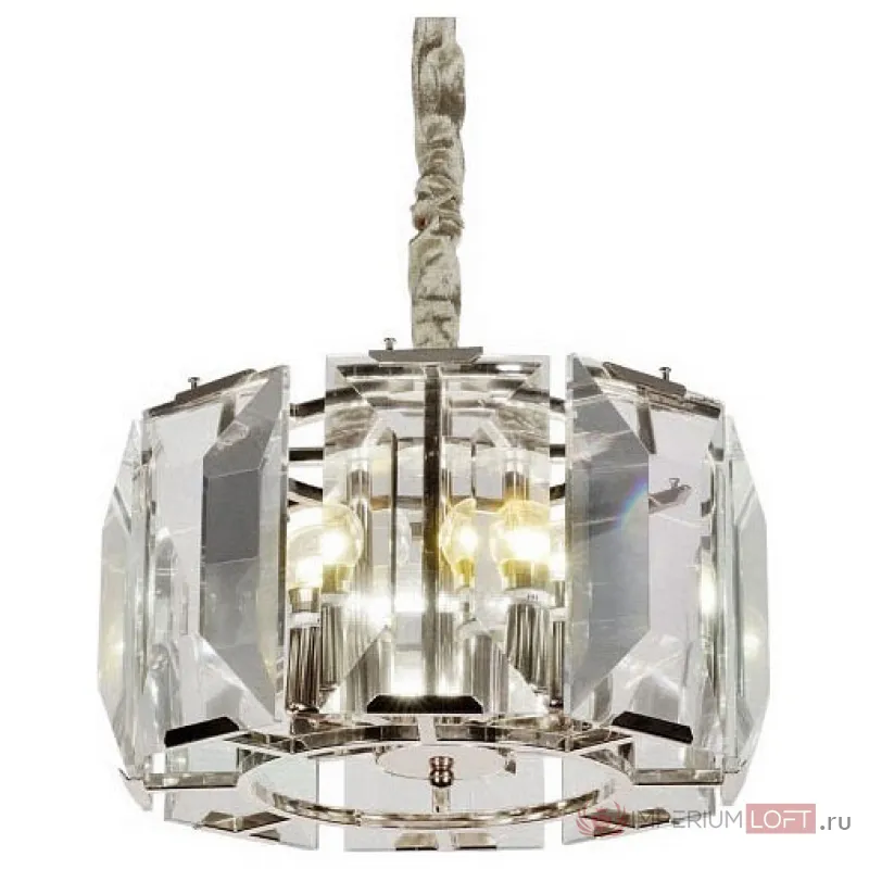 Подвесной светильник DeLight Collection Harlow Crystal BRCH9030-8-G Цвет арматуры никель Цвет плафонов прозрачный от ImperiumLoft
