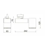 Светильник на штанге Donolux DL1862 DL18624/01 Track B Dim от ImperiumLoft