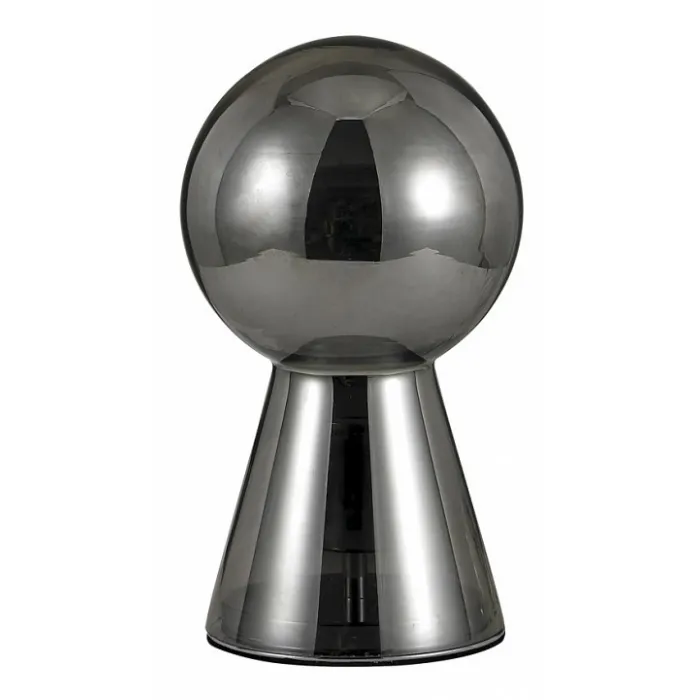Настольная лампа декоративная Ideal Lux Birillo BIRILLO TL1 SMALL FUME&#039; Цвет арматуры серый Цвет плафонов серый от ImperiumLoft