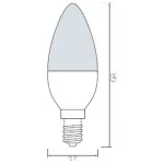 Лампа светодиодная Horoz Electric HL4360L 4Вт 4200K HRZ00000021 Цвет арматуры белый
