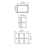 Накладной светильник Lightstar Lamella 801616 Цвет арматуры хром от ImperiumLoft
