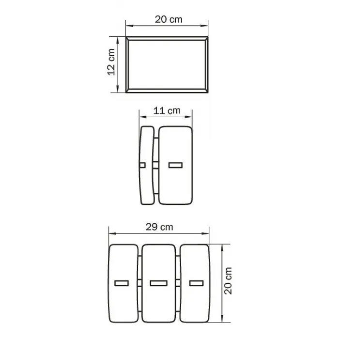 Накладной светильник Lightstar Lamella 801616 Цвет арматуры хром от ImperiumLoft