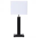 Настольная лампа декоративная Arte Lamp Waverley A8880LT-1BK Цвет арматуры хром Цвет плафонов белый