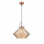 Подвесной светильник Vele Luce Genio 654 VL5404P21 Цвет плафонов янтарный Цвет арматуры золото от ImperiumLoft