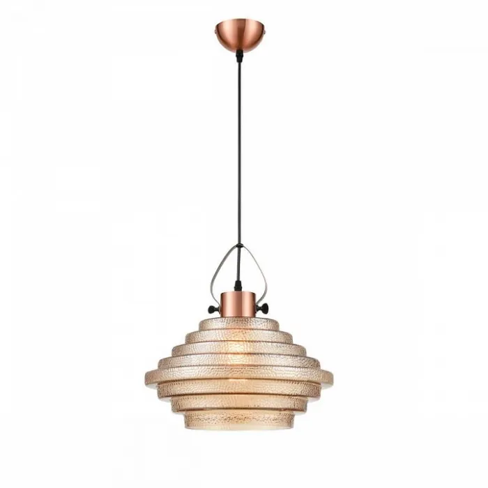 Подвесной светильник Vele Luce Genio 654 VL5404P21 Цвет плафонов янтарный Цвет арматуры золото от ImperiumLoft