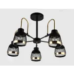 Люстра на штанге Ambrella Traditional 19 TR8002 Цвет плафонов бронза Цвет арматуры черный от ImperiumLoft