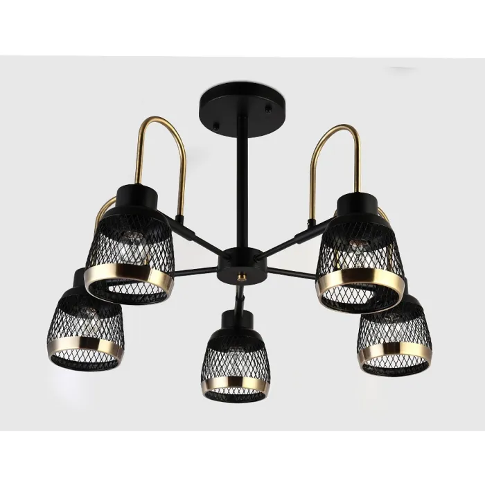 Люстра на штанге Ambrella Traditional 19 TR8002 Цвет плафонов бронза Цвет арматуры черный от ImperiumLoft