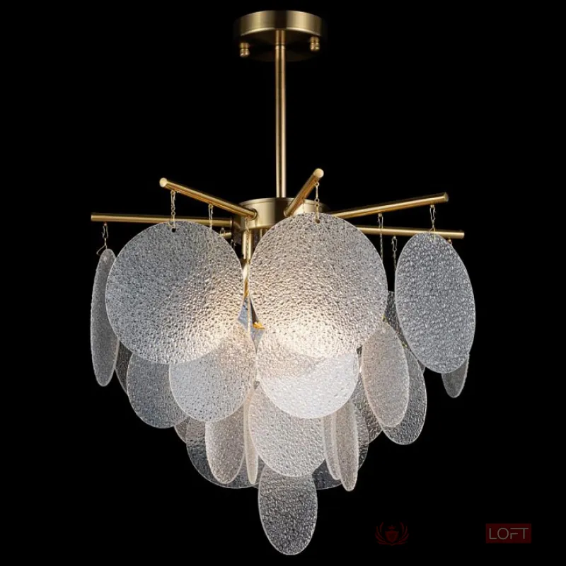 Люстра на штанге Loft it Frost 10022/400 Цвет арматуры латунь Цвет плафонов прозрачный от ImperiumLoft