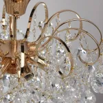 Подвесная люстра MW-Light Жемчуг 9 232016406 Цвет арматуры золото Цвет плафонов прозрачный от ImperiumLoft