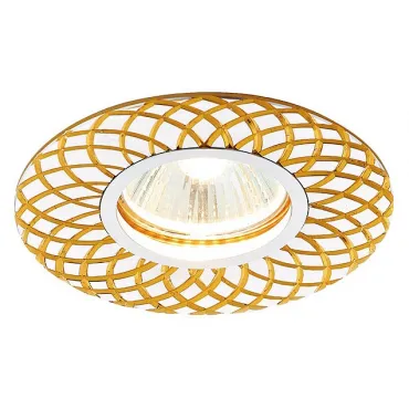Встраиваемый светильник Ambrella Classic A815 A815 AL/G Цвет арматуры золото Цвет плафонов белый