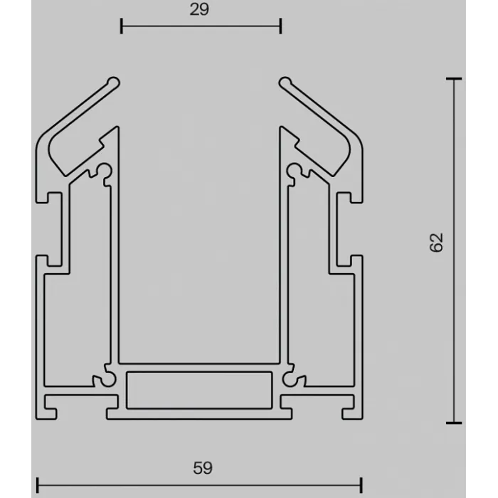Трек встраиваемый Maytoni Busbar trunkings Exility TRA034MP-212S от ImperiumLoft