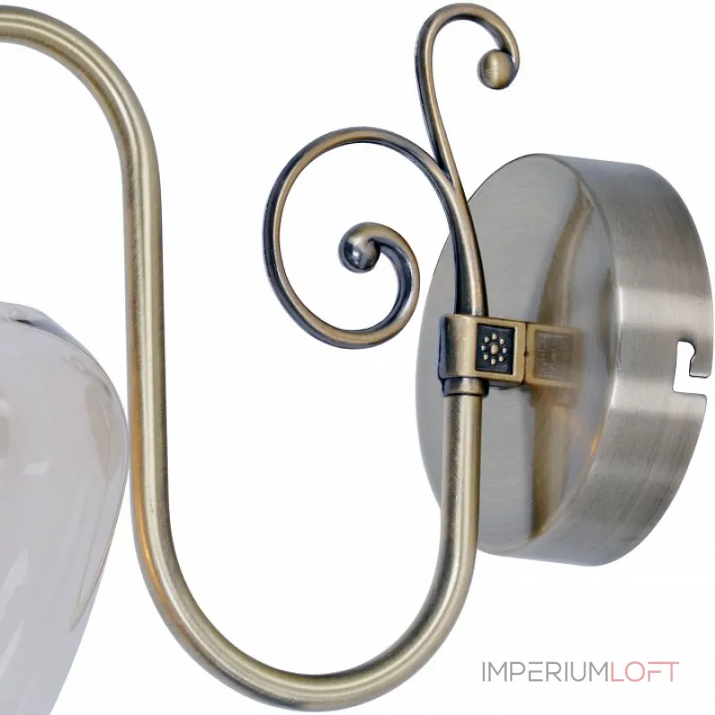 Бра TopLight Sybilla TL1157-1W Цвет арматуры бронза Цвет плафонов прозрачный