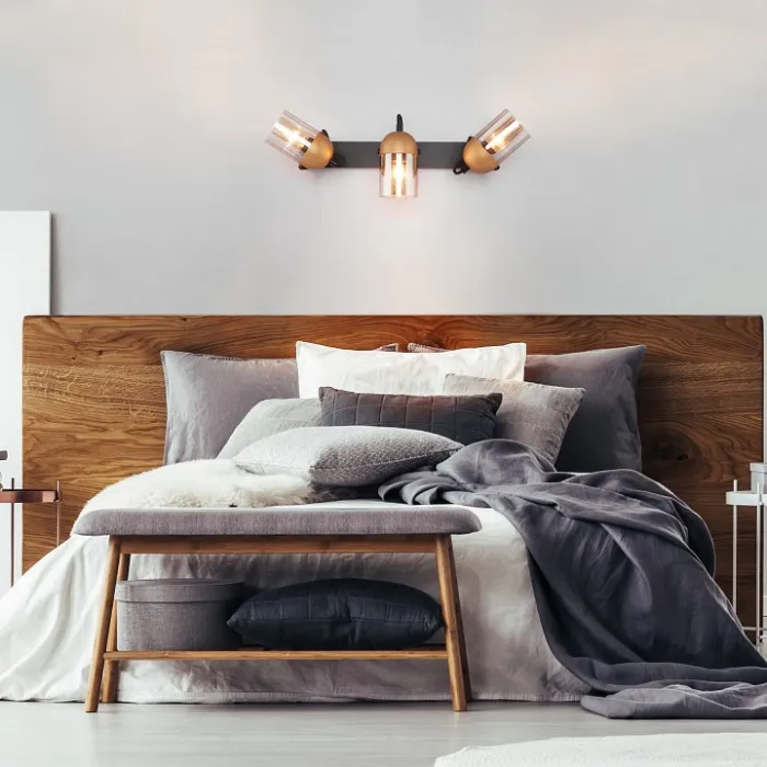 Бра Eurosvet Mars 20122/3 черный/золото от ImperiumLoft
