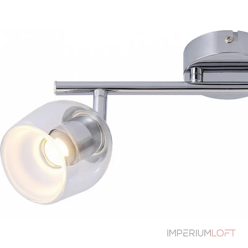 Спот Arte Lamp Echeggio A1558AP-2CC Цвет арматуры хром Цвет плафонов прозрачный Спот Arte Lamp Echeggio A1558AP-2CC Цвет арматуры хром Цвет плафонов прозрачный