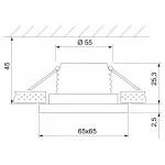 Встраиваемый светильник Elektrostandard 15273/LED 15273/LED