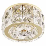Встраиваемый светильник Lightstar Onora Grande 032802 Цвет арматуры золото Цвет плафонов прозрачный от ImperiumLoft