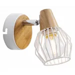 Спот Rivoli Naturale W1 WT Б0038096 Цвет арматуры белый Цвет плафонов белый