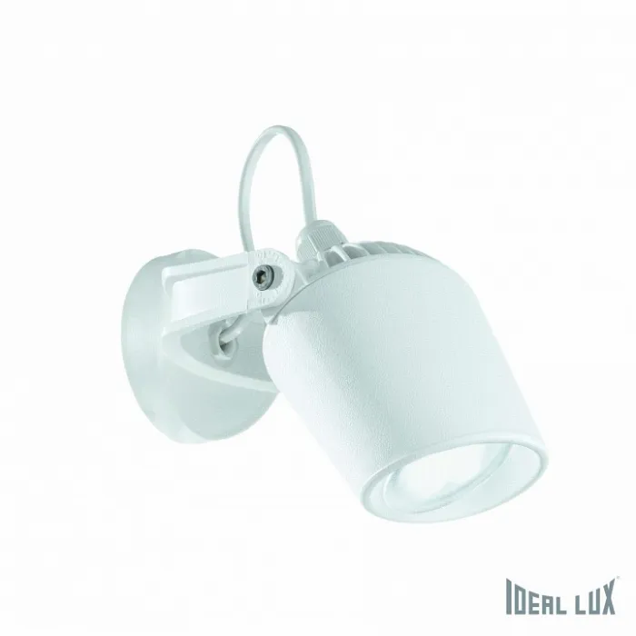 Светильник на штанге Ideal Lux MINIMAL MINITOMMY AP1 BIANCO Цвет арматуры белый Цвет плафонов прозрачный от ImperiumLoft