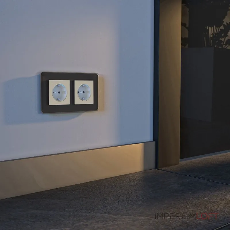 Розетка с заземлением с подсветкой без рамки Werkel айвори матовые W1171462 от ImperiumLoft Розетка с заземлением с подсветкой без рамки Werkel айвори матовые W1171462 от ImperiumLoft