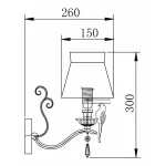 Бра Maytoni Bird ARM013-01-W Цвет арматуры белый Цвет плафонов белый от ImperiumLoft