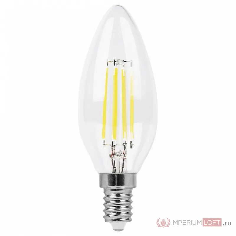 Лампа светодиодная Feron LB-73 E14 9Вт 2700K 25956 Цвет арматуры хром Цвет плафонов белый от ImperiumLoft