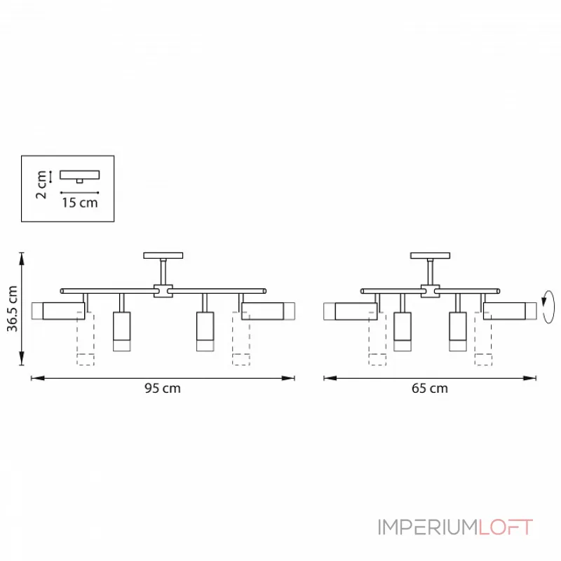 Потолочная люстра Lightstar Rullo LR7283648641 Потолочная люстра Lightstar Rullo LR7283648641