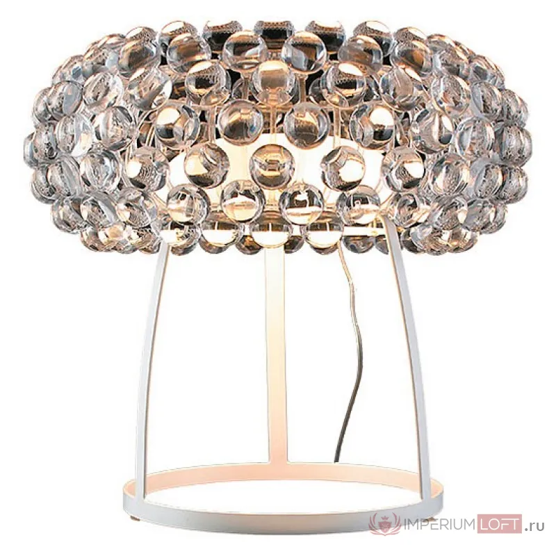 Настольная лампа декоративная Azzardo Acrylio table AZ1099 Цвет арматуры хром Цвет плафонов прозрачный от ImperiumLoft