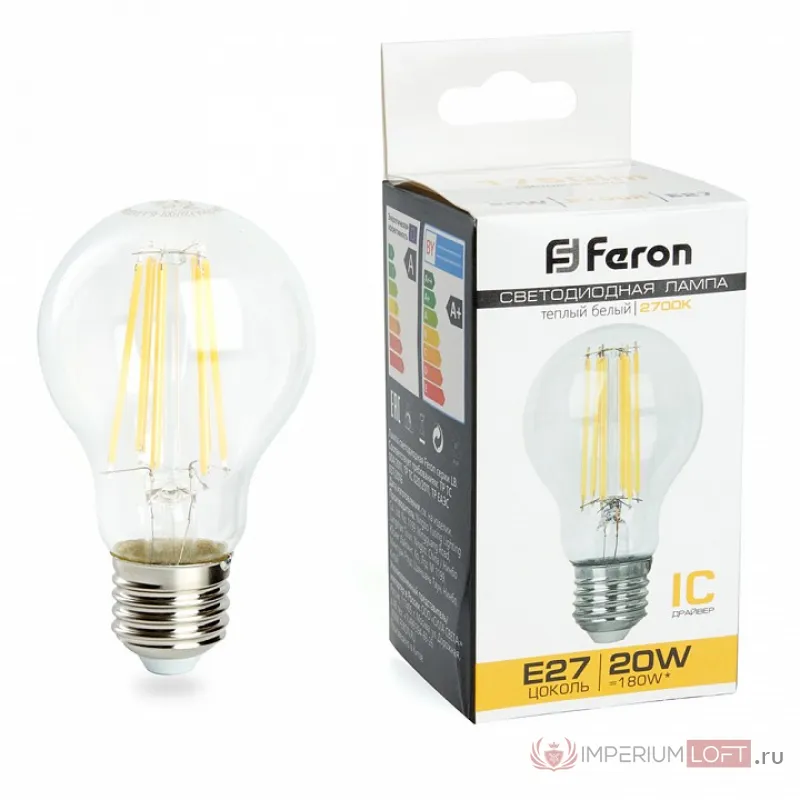 Лампа светодиодная Feron LB-620 E27 20Вт 2700K 38245 от ImperiumLoft
