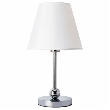 Настольная лампа декоративная Arte Lamp Elba A2581LT-1CC Цвет плафонов белый Цвет арматуры хром