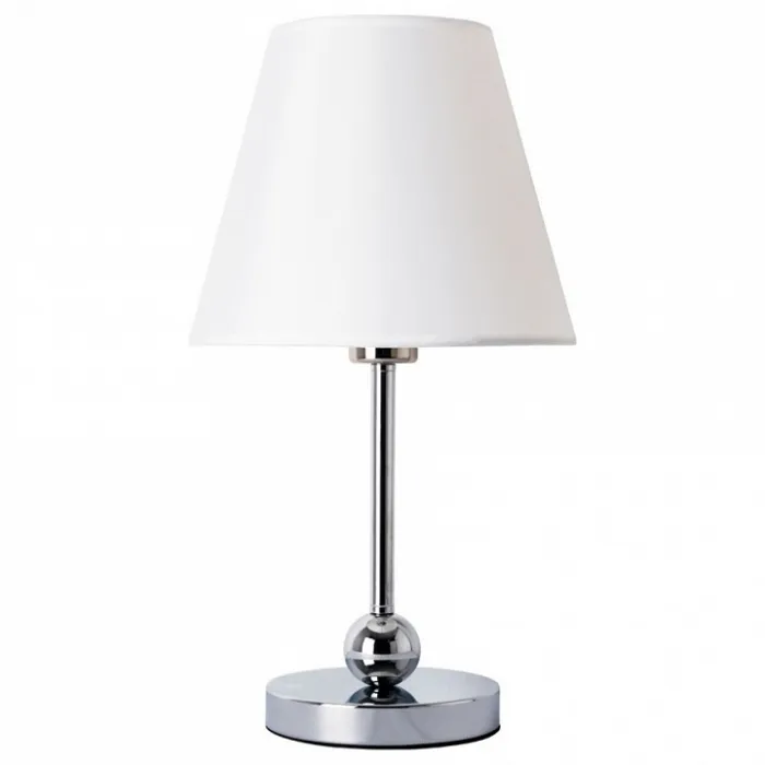 Настольная лампа декоративная Arte Lamp Elba A2581LT-1CC Цвет плафонов белый Цвет арматуры хром от ImperiumLoft