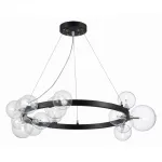 Подвесной светильник ST-Luce Nection SL1165.403.15 Цвет арматуры черный Цвет плафонов прозрачный от ImperiumLoft