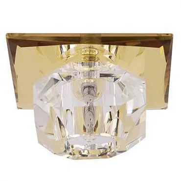 Встраиваемый светильник Horoz Electric HRZ00000598 Цвет арматуры желтый Цвет плафонов прозрачный