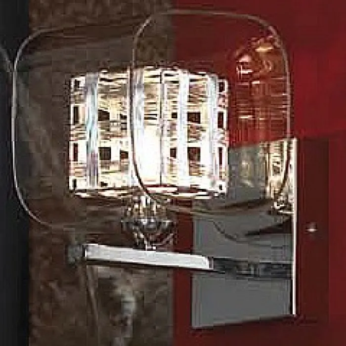 Бра Lussole Sorso LSC-8001-01 Цвет арматуры хром Цвет плафонов серебро от ImperiumLoft