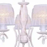 Подвесная люстра TopLight Camilla TL1135-5H Цвет арматуры золото Цвет плафонов белый от ImperiumLoft