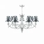 Подвесная люстра Lamp4You Eclectic 14 M2-07-CR-LMP-O-2 Цвет арматуры хром Цвет плафонов черно-белый от ImperiumLoft