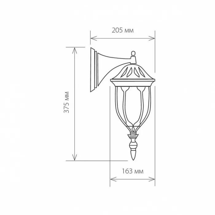 Светильник на штанге Elektrostandard GL 1002D GL 1002D черный от ImperiumLoft