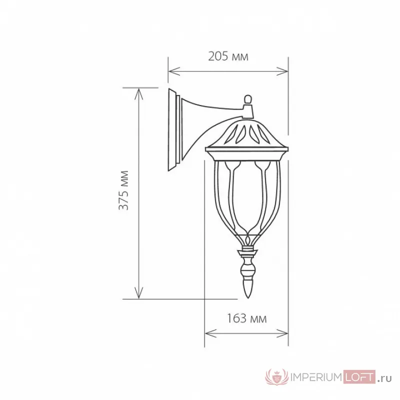 Светильник на штанге Elektrostandard GL 1002D GL 1002D черный от ImperiumLoft