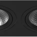 Встраиваемый светильник Lightstar Intero 111 i837070707 Цвет арматуры черный от ImperiumLoft