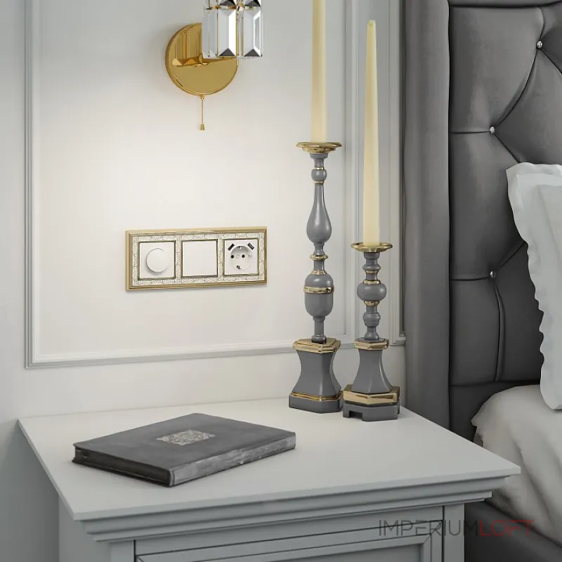 Диммер без рамки Werkel белый W1142001 от ImperiumLoft Диммер без рамки Werkel белый W1142001 от ImperiumLoft