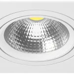 Встраиваемый светильник Lightstar Intero 111 i836070607 Цвет арматуры черно-белый от ImperiumLoft