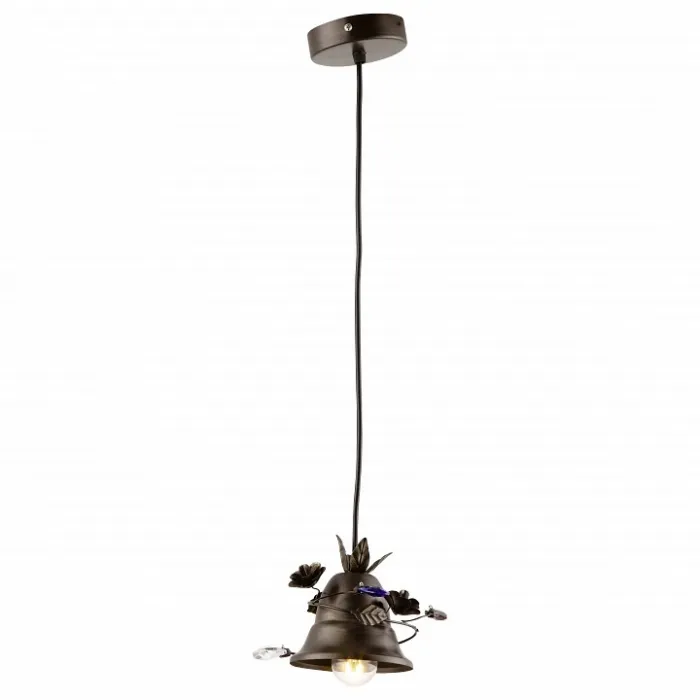 Подвесной светильник Arte Lamp Bells A1795SP-1RI Цвет арматуры коричневый Цвет плафонов коричневый от ImperiumLoft